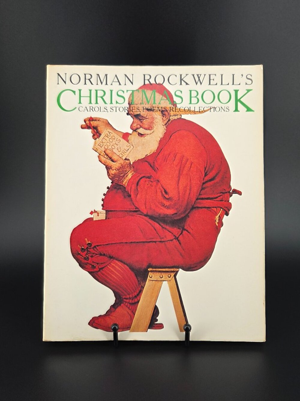 Vintage Norman Rockwell's Christmas Book Softcover Treasury